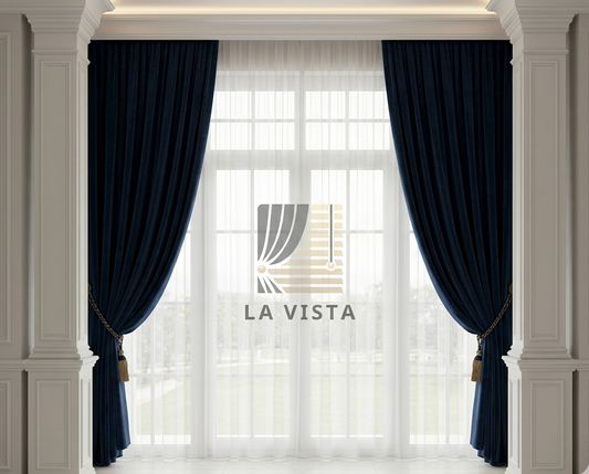 ستارة قطيفة وشيفون فاخرة – 6 متر | La Vista