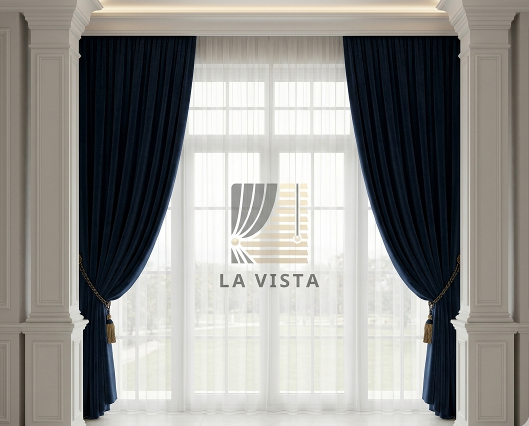 ستارة قطيفة وشيفون فاخرة – 6 متر | La Vista
